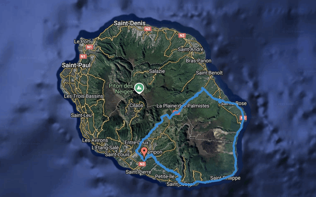 Le Demi-Tour « Magique »  de l’Ile de la Réunion