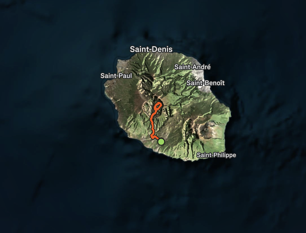 Cilaos par Bras Sec en vélo à la Réunion